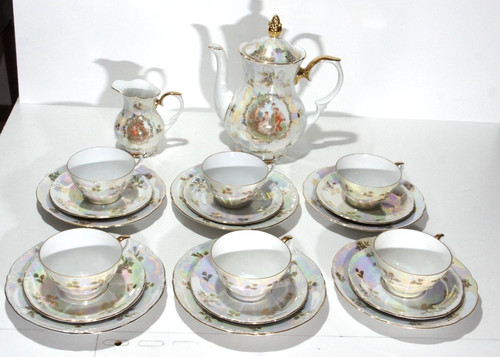 Set tè vintage porcellana - set,
