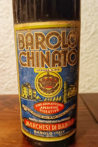 Bottiglia barolo chinato - bottiglia,
