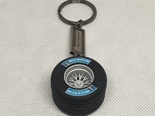 F1 MICHELIN WHEEL & TYRE RACING  CAR KEYRING & GIFT BAG  FREE & FAST UK POST