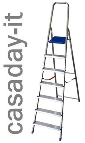Scala alluminio gradini - alluminio, 7