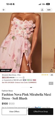 Maxi abito mirabella rosa - maxi,