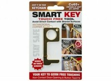 chiave intelligente - strumento touch free - evitare il contatto diretto - portachiavi privo di germi rame 