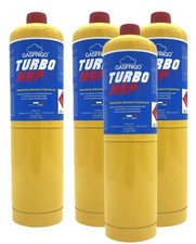 4 BOMBOLE GAS CARTUCCIA TURBO MAP GAS 400 gr ATTACCO CGA600 TURBO SET 110 200