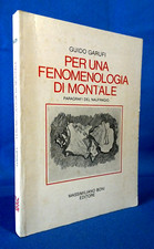 Guido Garufi, Per una fenomenologia di Montale. Paragrafi del naufragio. 1983