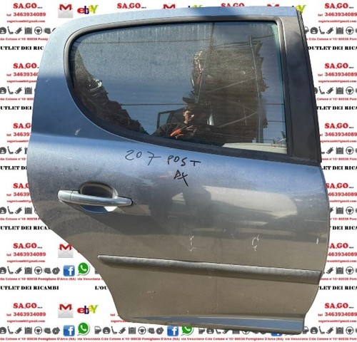 Portiera posteriore destra - destra, dx
