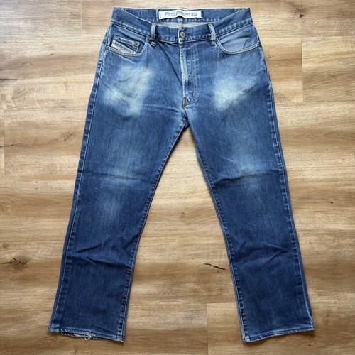 Diesel jeans uomo 30x26 blu - jeans,
