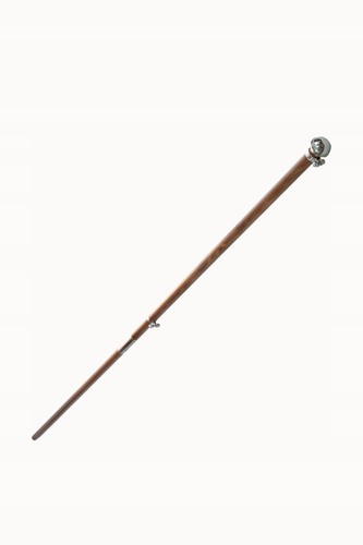 Asta bandiera legno - , argento