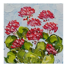 Geranio quadro originale 3D