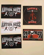 Stock 5 adesivi Antifa