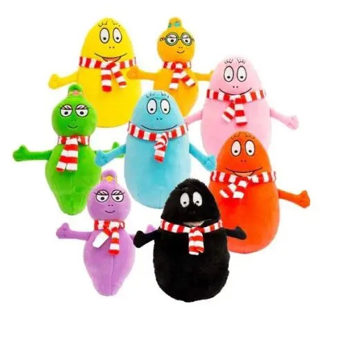 Barbapapa peluche sciarpa - barbapapa',