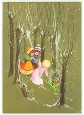 1969 neve bosco bambini angelo