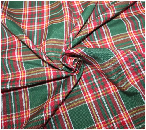 Tessuto cotone panama scozzese - cotone,