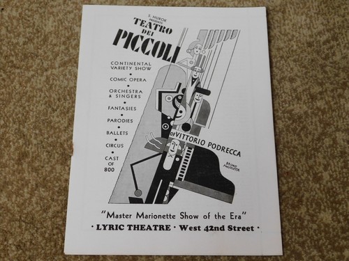 1933 teatro dei piccoli - teatro,
