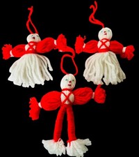 Bambole filato vintage fatte a