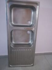 Lavello cucina da incasso 2 vasche con gocciolatoio