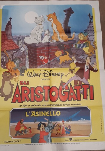 Gli aristogatti manifesto - gli,