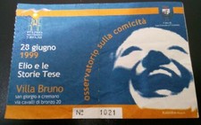Biglietto Concerto  ELIO LE