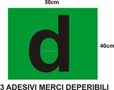 KIT 3 ADESIVI PER TRASPORTO