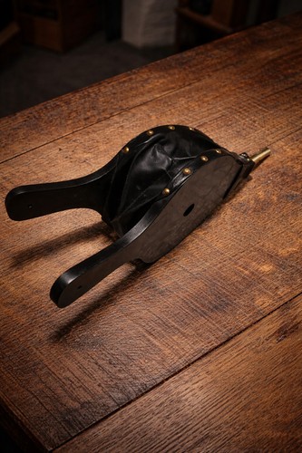 Soffietto camino vintage pelle