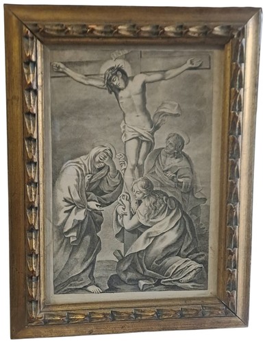 Incisione crocifissione xviii - incisione,
