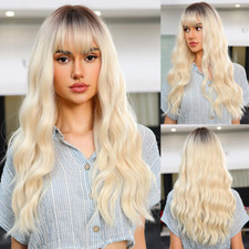 Parrucche Lunghe in Platino