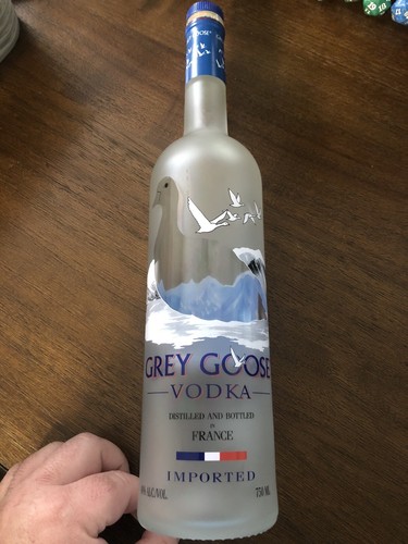 Bottiglia vodka oca - oca, grigia
