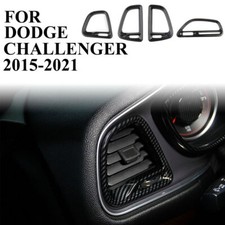 Kit 4 pezzi guarnizione presa aria in fibra di carbonio per Dodge Challenger 2015-23