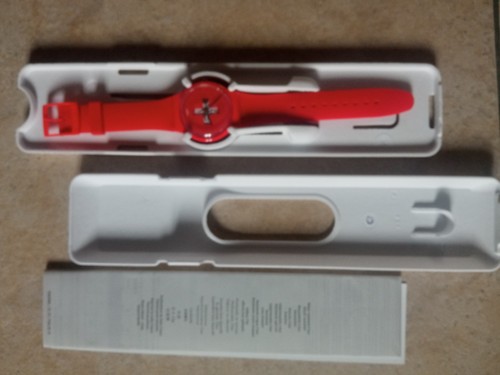 Swatch rosso bandiera svizzera - rosso,