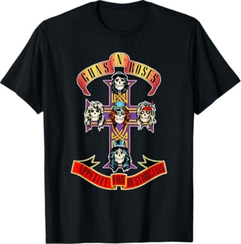 Maglietta guns roses croce - maglietta,