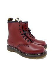 DR MARTENS 1460 ANFIBIO SMOOTH CHERRY ROSSO