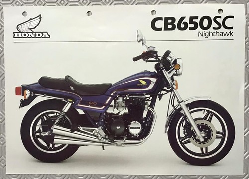 Honda cb650sc nighthawk scheda - honda,