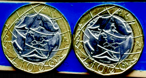 Monete lire 1000 medesimo - lire,
