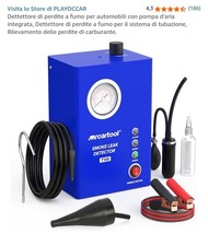 Rilevatore perdite fumo auto