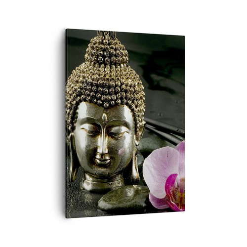 Quadro tela 50x70cm buddha - tela,
