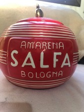 Vaso Amarena SALFA Coronetti Cunardo,  con coperchio, metà del ‘900.