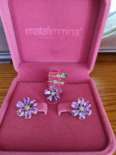 Anello orecchini fiore - anello,