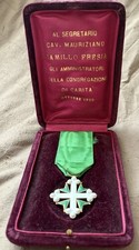 Cavaliere Dell’ordine Dei Santi Maurizio E Lazzaro Camillo Fresia Cuneo astuccio