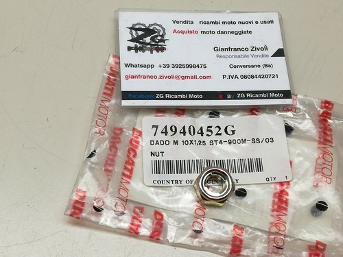 74940452g nuovo ducati dado - 74940452g,
