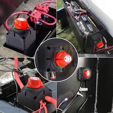 STACCA BATTERIA INTERRUTTORE DEVIATORE 12V 48V 300A NAUTICA CAMPER BARCA YATCH