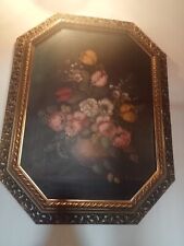 R. Rosini Natura morta dipinto ad olio floreale