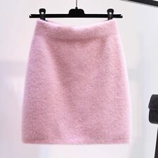 Donna Corto Gonne Simil Visone