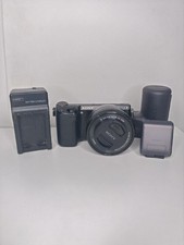 Sony Alpha NEX-5 con obiettivo 16.2 MP Fotocamera digitale COMPLETA Solo 267 Sca