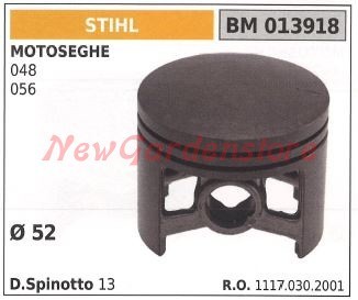 Pistone stihl motosega 048 056 - pistone,