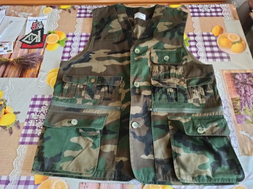 Vintage camouflage vest - camouflage,