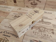Cassetta porta vino in legno