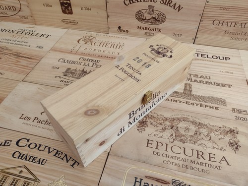Cassetta porta vino - , in