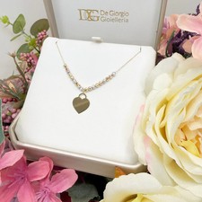 Collana cuore incidibile in