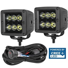 2X 3" 120W Cree LED Cubes Pods