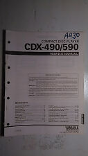 Yamaha cdx-490 590 service