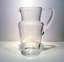 Brocca art deco in vetro